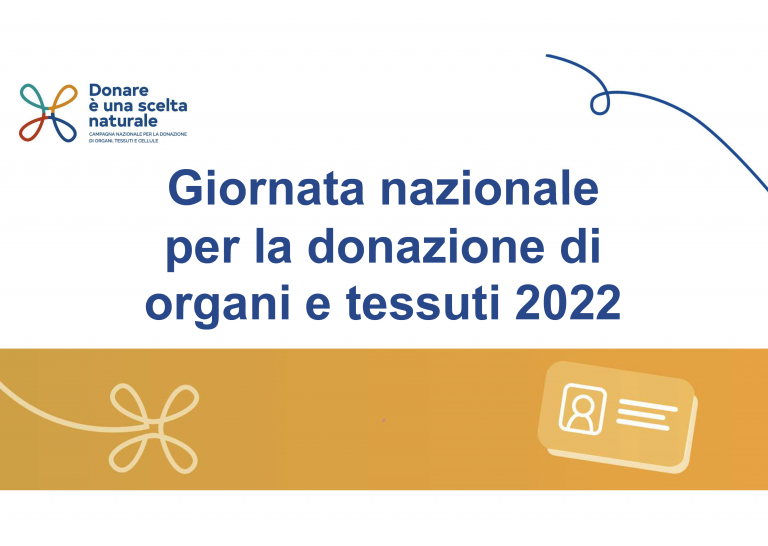 Campagna nazionale per la Donazione di Organi e Tessuti